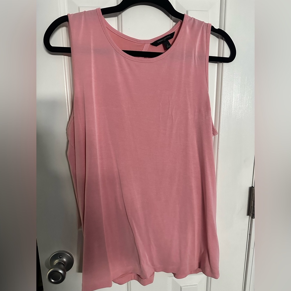 Pink Flowy tank top